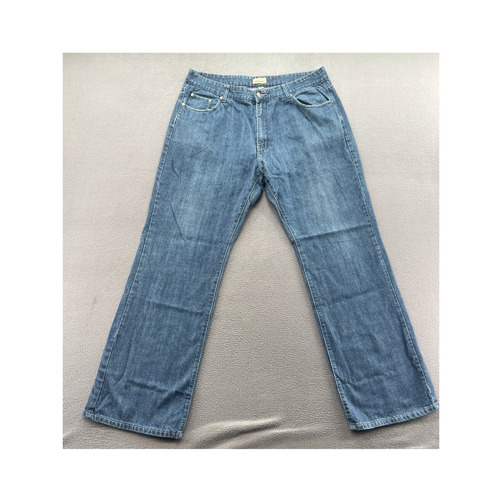 Cassini Jeans Mens 38x32 Blue Medium Wash Straight Leg Denim Pants
